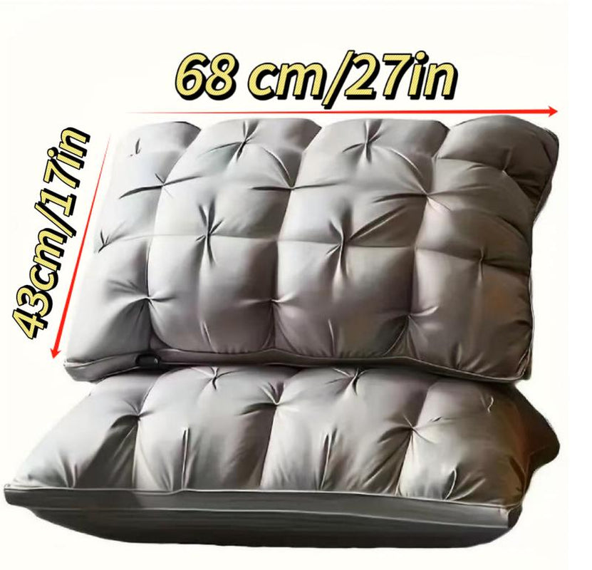 UFIST 5-Star Hotel Luxury Style Pillows, 17×27 Inches 990G, Ultra-Soft and Fluffy Pillow Core Usable in All Seasons, Deep Sleep Neck Support, Hypoallergenic Polyester Fiber Pillowcase, Suitable for Side Sleeping, Supine Sleeping, Prone Sleeping