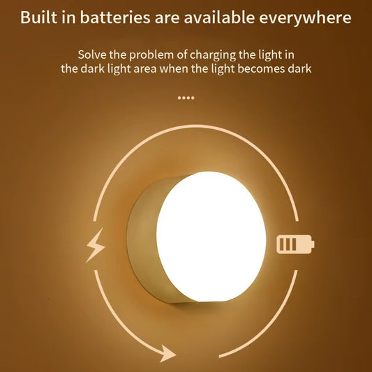 Smart Wireless LED Night Light for Bedroom, Corridor & Wardrobe - Motion Sensor & Rechargeable