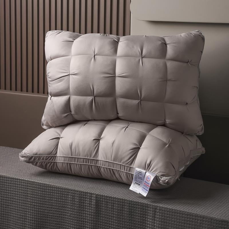 UFIST 5-Star Hotel Luxury Style Pillows, 17×27 Inches 990G, Ultra-Soft and Fluffy Pillow Core Usable in All Seasons, Deep Sleep Neck Support, Hypoallergenic Polyester Fiber Pillowcase, Suitable for Side Sleeping, Supine Sleeping, Prone Sleeping
