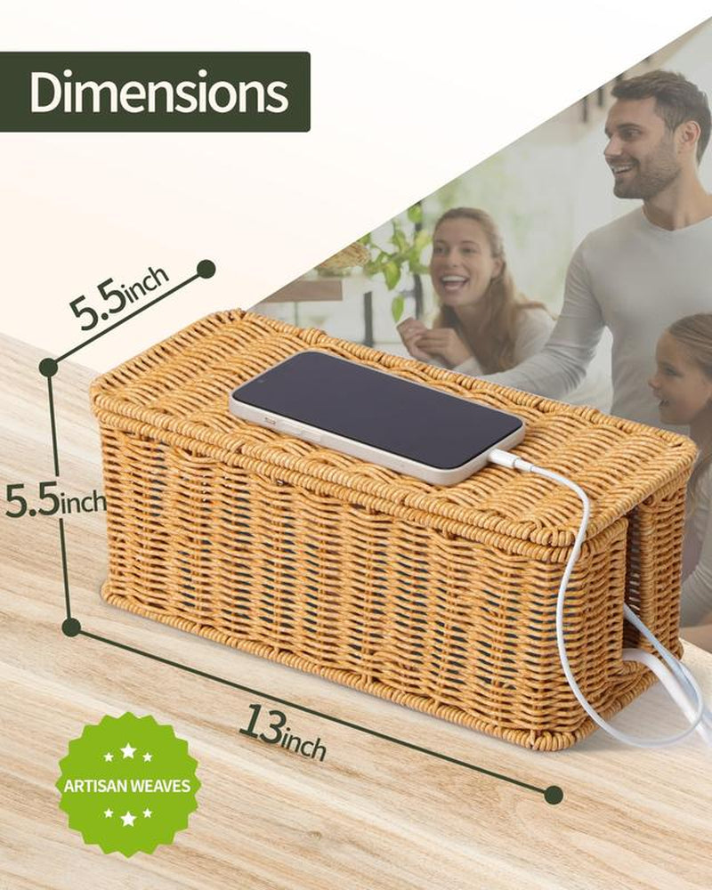Toilet Tank Basket for Bathroom, Water Hyacinth Storage Baskets for Toilet Tank Top