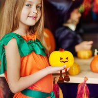Night Light for Kids Lamp,Soft Silicone Cute Pumpkin Night Light, Dimmable LED Warm Lamp for Room,Halloween Christmas Easter Funny Gifts for Women and Kids,Funny Bedroom Decor Cute Room Decor Toy
